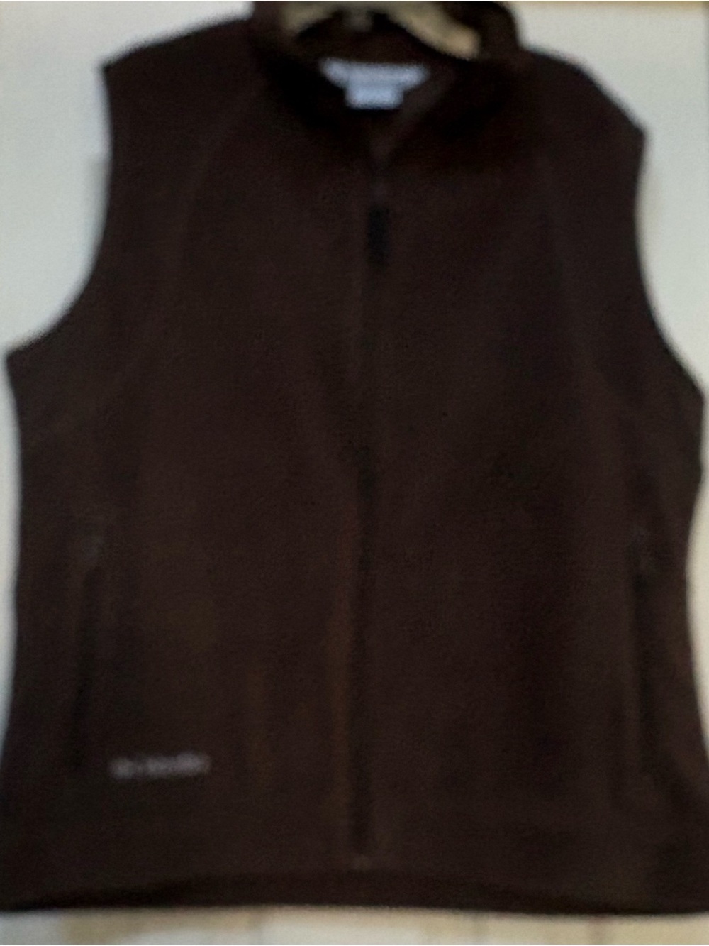 Columbia Brown Fleece Vest - Chestnut